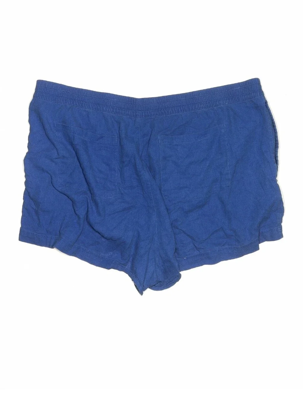 Old Navy Bright Royal Blue Cotton Shorts with Elastic Waist - Picture 1 of 3